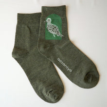 画像をギャラリービューアに読み込む, 泳ぐカモメ ソックス|aosansyo(アオサンショウ)