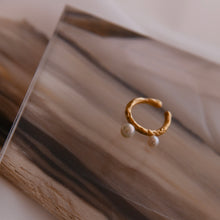 画像をギャラリービューアに読み込む, プチパール イヤーカフ&ピンキーリング|Jewel tree(ジュエルツリー)