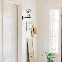 画像をギャラリービューアに読み込む, ルームサイン トイプードル ペット 犬がいます 突き出しタイプ ドアサイン ピクトサイン ドアプレート|gram(グラム)