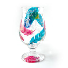 画像をギャラリービューアに読み込む, カラフルなフェザーが舞うグラス|RYUEN(リュウエン)