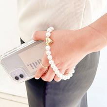 画像をギャラリービューアに読み込む, パール&ハートストラップ|pudi(プディ)