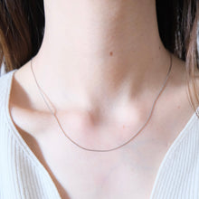 画像をギャラリービューアに読み込む, 316L 0.6mm極細ネックレス|HOTARU(ホタル)