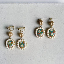 画像をギャラリービューアに読み込む, 草原のお花イヤリング|slowly&starry(スローリーアンドスターリー)