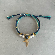 画像をギャラリービューアに読み込む, オリジナル3連ミサンガ 天然石×インフィニティ|On Cloud Nine(オンクラウドナイン)