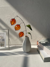 画像をギャラリービューアに読み込む, ほおずきの枝|wire art Niko(ワイヤーアートニコ)