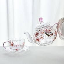 画像をギャラリービューアに読み込む, 春をそっと閉じ込めた桜ティーセット(耐熱ガラス)|Blanche Neige By ちょこにゃん(ブランシュネージュバイチョコニャン)