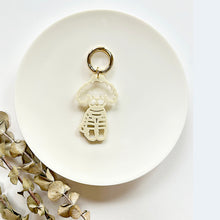 画像をギャラリービューアに読み込む, トイプードル × ボーダー キーホルダー チャーム キーチェーン バッグチャーム|gram(グラム)