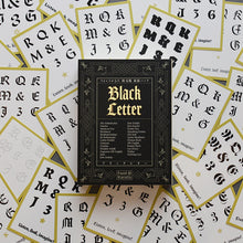 画像をギャラリービューアに読み込む, フォントかるた 欧文版 拡張パックBlack Letter|フォントかるた