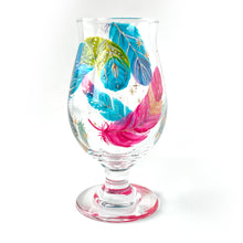 画像をギャラリービューアに読み込む, カラフルなフェザーが舞うグラス|RYUEN(リュウエン)