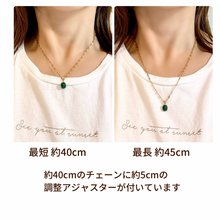 画像をギャラリービューアに読み込む, 金属アレルギー対応『魔除の石』マラカイトネックレス / 錆びない素材|Hiwalani(ヒワラニ)