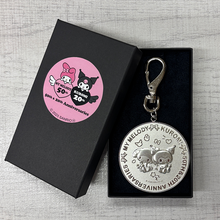画像をギャラリービューアに読み込む, My Melody 50th & Kuromi 20th Anniversaries バッグチャーム・マイメロディ&クロミ・シルバー|Cuprum by ISHIWATA(クプラム バイ イシワタ)