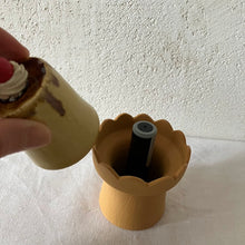 画像をギャラリービューアに読み込む, 陶器のプリン印鑑入れ|とうげい hanaga(トウゲイ ハナガ)