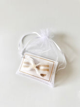 画像をギャラリービューアに読み込む, グリッターストライプ ラメリボン ヘアクリップ|SUNNY RIBBON(サニーリボン)