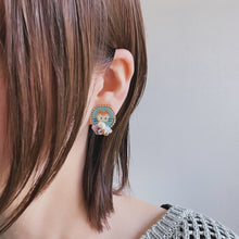 画像をギャラリービューアに読み込む, ねこピアス 茶白ねこ|slowly&starry(スローリーアンドスターリー)