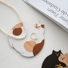 画像をギャラリービューアに読み込む, 猫雑貨・木製プレート&コースター【ねこまみれ 香箱座り】|Ten&O Art+Craft(テンアンドオー アートクラフト)