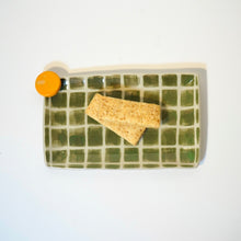 画像をギャラリービューアに読み込む, ポイント角長皿(グリーン格子×オレンジ)|TOUZOO(トウズー)|TOUZOO(トウズー)