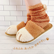 画像をギャラリービューアに読み込む, ねこ足スリッパ|sugar.C beauty(シュガーシービューティー)