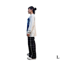 画像をギャラリービューアに読み込む, Blue print Long T-shirt -ブループリントロンT-|colorple(カラプル)