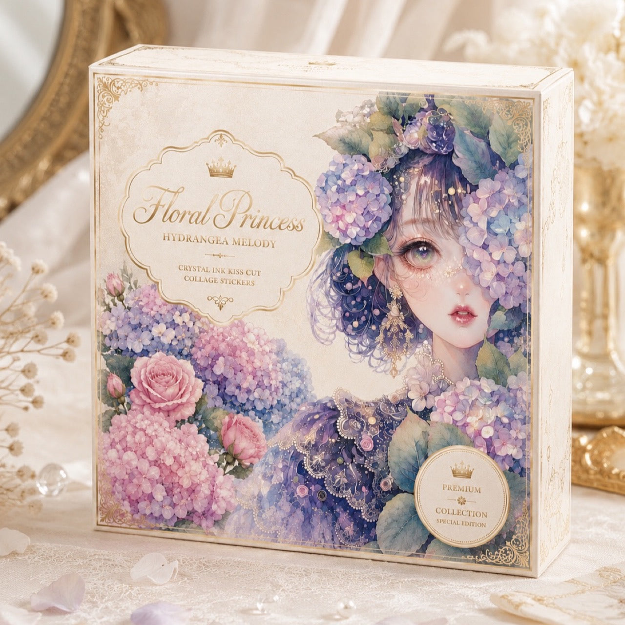 Hydrangea Melody　5種セット　nene様　バラ売り可です Floral Princess Hydrangea Melody クリスタルインクキスカット