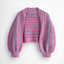 画像をギャラリービューアに読み込む, グラテーションが美しいふわっと袖のマーガレット|M'S CROCHET(エムズクロシェット)