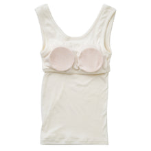 画像をギャラリービューアに読み込む, コットンシルク パッド付タンクトップ|ayame(アヤメ)