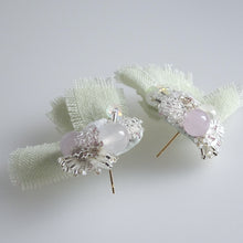 画像をギャラリービューアに読み込む, 草木染めフリンジのピアス|hanmmmo(ハンモ)