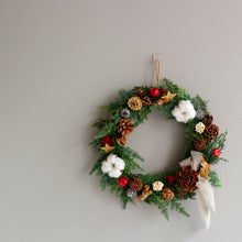 画像をギャラリービューアに読み込む, リンゴとシナモンのXmasリース|Luna et Lily(ルナエリリ)