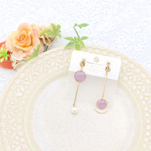 画像をギャラリービューアに読み込む, 美濃和紙のイヤリング/ピアス・丸アシメ|マッチュルーム