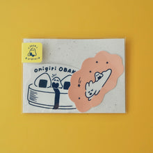 画像をギャラリービューアに読み込む, おにぎりおばけステッカー|sasa(ササ)