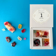 画像をギャラリービューアに読み込む, 1月のこうぶつヲカシ-誕生石Garnet-(琥珀糖)|ハラペコラボ