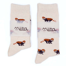 画像をギャラリービューアに読み込む, レッサーパンダ|ソックス・靴下|Miita(ミータ)