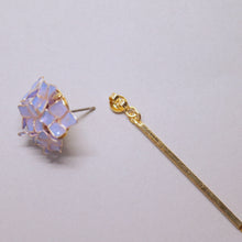 画像をギャラリービューアに読み込む, 紫陽花と淡水パールのピアス(イヤリング)|s.o.f.i. (ソフィー)