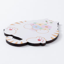 画像をギャラリービューアに読み込む, 猫雑貨・木製プレート&コースター【ねこまみれ 推し色 白】|Ten&O Art+Craft(テンアンドオー アートクラフト)
