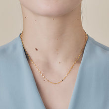 画像をギャラリービューアに読み込む, Petal Chain Necklace(42/43cm)_ペタル チェーン ネックレス|Fujikoshi Jewelry(フジコシジュエリー)
