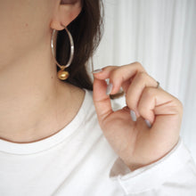 画像をギャラリービューアに読み込む, Big hoop piece mix ピアス イヤリング|LUNACHIC(ルナシック)
