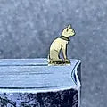 画像をギャラリービューアに読み込む, 小直角ブックマーク・月の女神バステト|滾雪球文具|Taipei corners(タイペイコーナーズ)