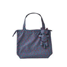 画像をギャラリービューアに読み込む, -【さくら耳猫 M 】-フォルダブルバッグCAT-M チェリー/グレー|Eleph(エレフ)