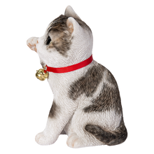 画像をギャラリービューアに読み込む, 右手を上げるサバトラ白招き猫|WooBia(ウービア)