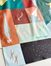 画像をギャラリービューアに読み込む, オカメインコさんハンカチ〈コラージュ〉|コトリヨガ