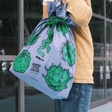 画像をギャラリービューアに読み込む, ビッグマルシェバッグ02 グレイッシュ・ブルー|DAILYCHOP DESIGN STORE(デイリーチョップデザインストア)