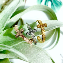 画像をギャラリービューアに読み込む, お風呂OK!金属アレルギー対応!クロスフープピアス|Hiwalani(ヒワラニ)