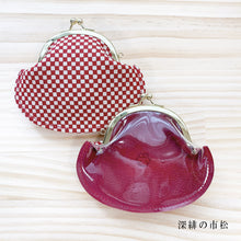 画像をギャラリービューアに読み込む, クリアがま口 本革 小銭入れ 小物入れ スケルトンがま口|六屋(ムツヤ)