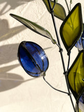 画像をギャラリービューアに読み込む, 青色オリーブの枝|wire art Niko(ワイヤーアートニコ)
