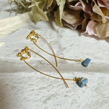 画像をギャラリービューアに読み込む, ブルーオパールイヤリング|TIROL(チロル)