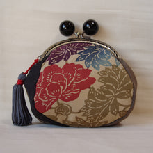 画像をギャラリービューアに読み込む, あめ玉がま口ポーチ クロ|PlusDot+.(プラスドット)