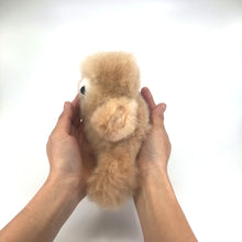画像をギャラリービューアに読み込む, ぬいぐるみ テディベア ベビーアルパカ100% ペルー職人手仕立て 一点もの(ベージュ)|RUNA SHOP(ルナショップ)