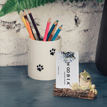 画像をギャラリービューアに読み込む, カエル名刺立て|WooBia(ウービア)