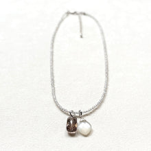 画像をギャラリービューアに読み込む, 天然石・2トップ付ショートネックレス②|beads room mimo(ビーズルームミモ)