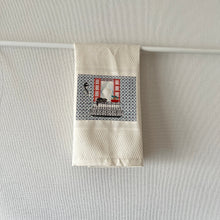 画像をギャラリービューアに読み込む, キッチンタオル_アズレージョの窓辺と猫|ポルトッカ