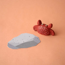 画像をギャラリービューアに読み込む, カードスタンド(ミニメッセージカード付) カニ|TOUZOO(トウズー)